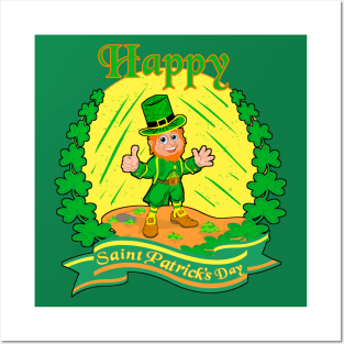 St patrick's day T-shirt - St patrick's day cute t-shirt. Posters and Art